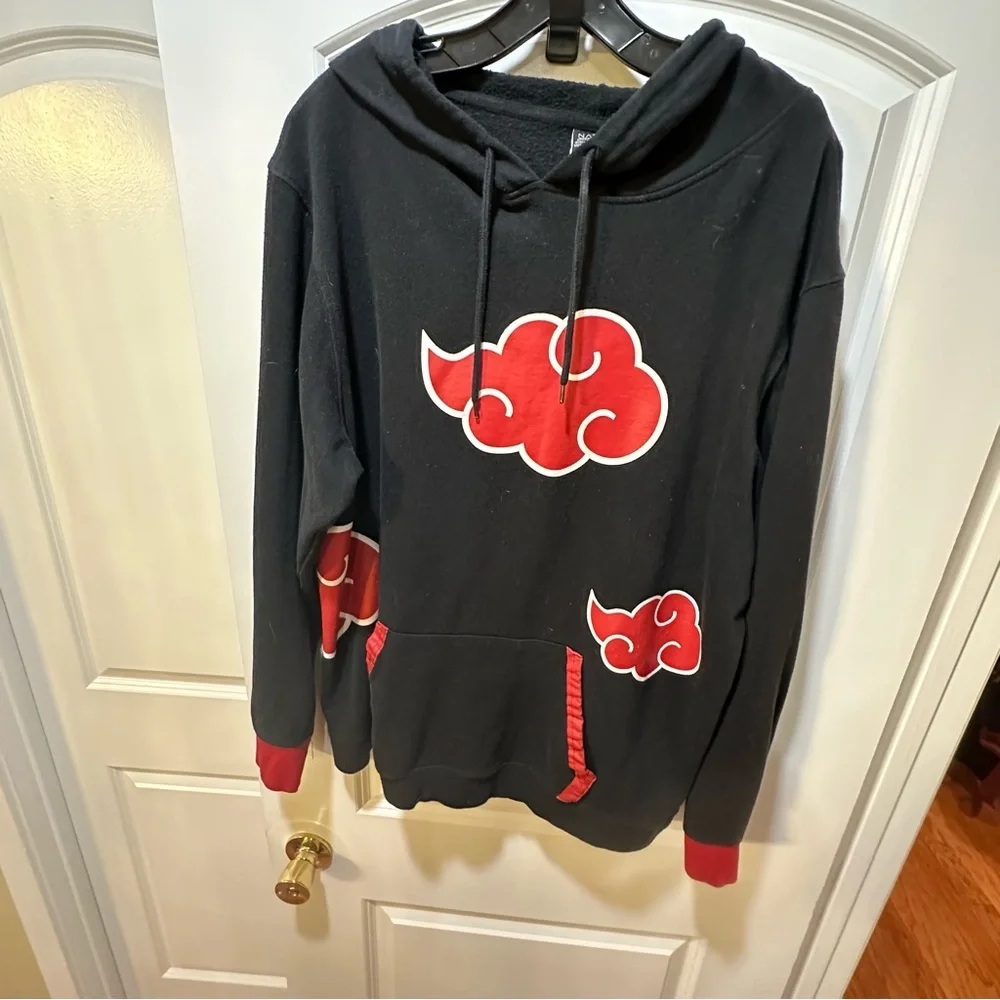 Vintage 2002 naruto viz akatsuki  sasuke hoodie size XXL - Picture 9 of 10